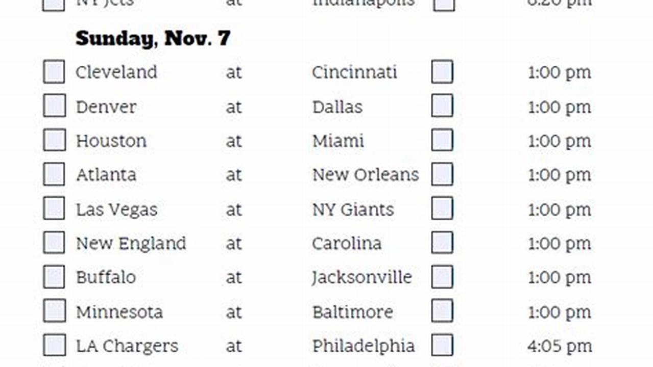 Nfl Week 9 Predictions 2024 Straight Up