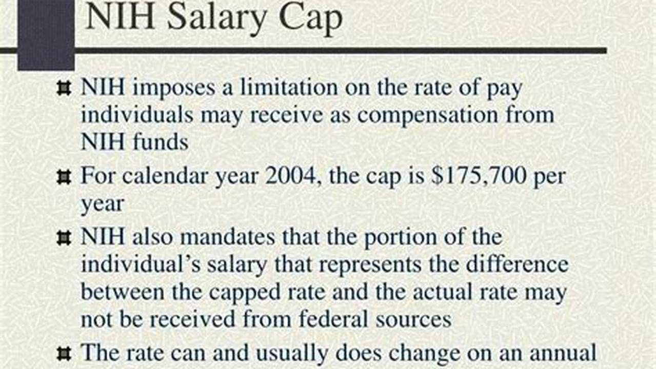 Nih New Salary Cap 2024