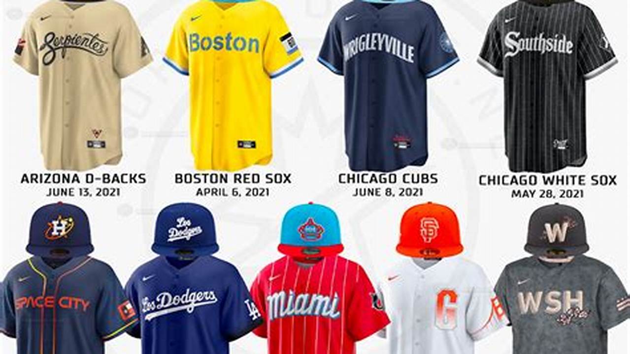 Nine Teams Will Have New City Connect Uniforms In 2024., 2024