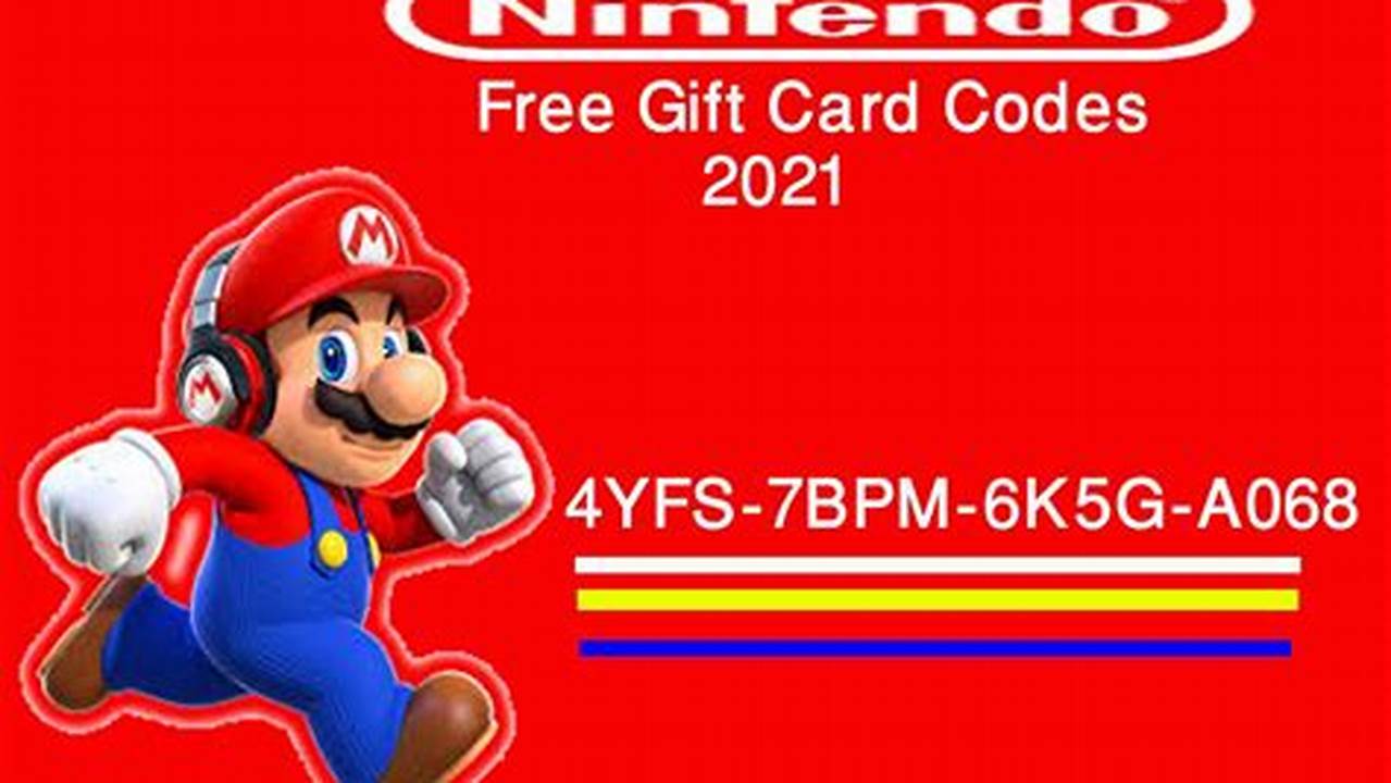 Nintendo Promo Codes 2024