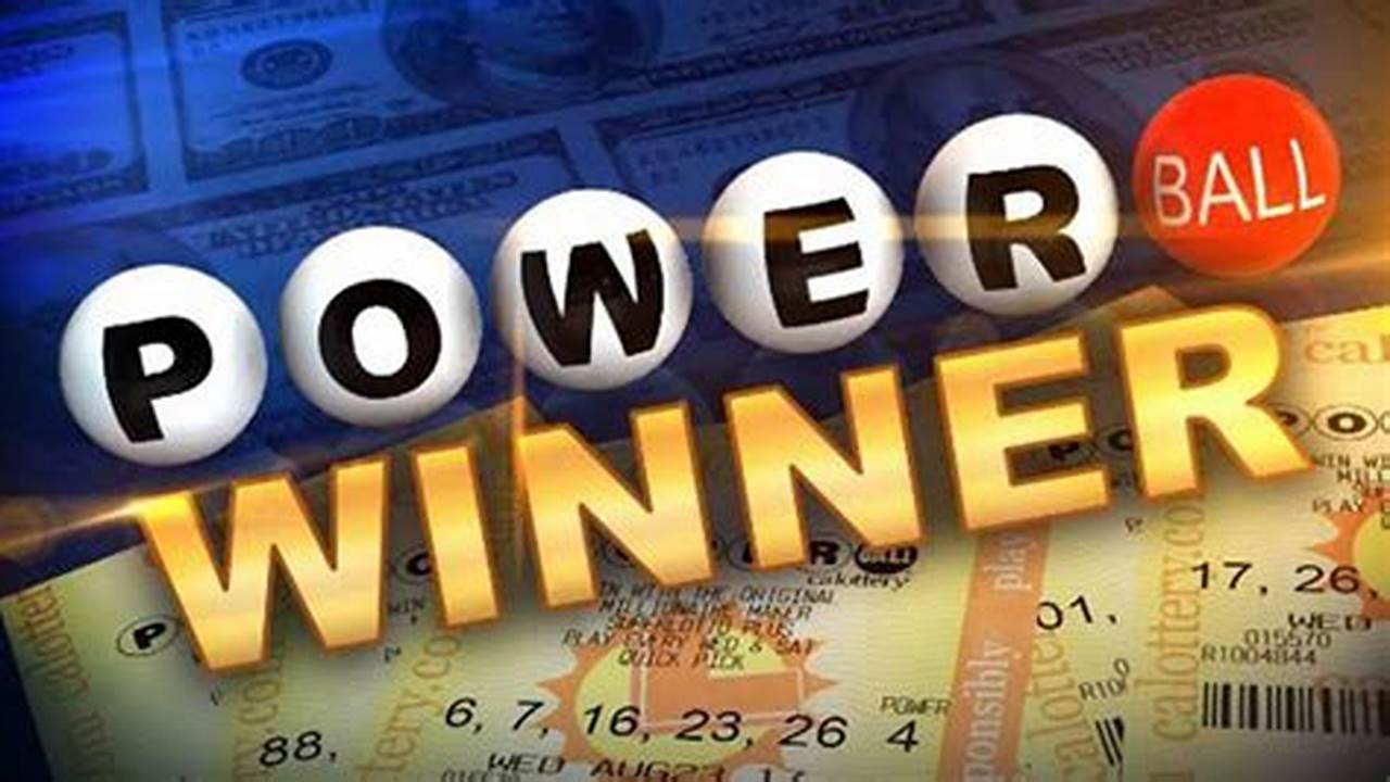 No Tickets Matched All Five Numbers Except For The Powerball Worth $1 Million., 2024