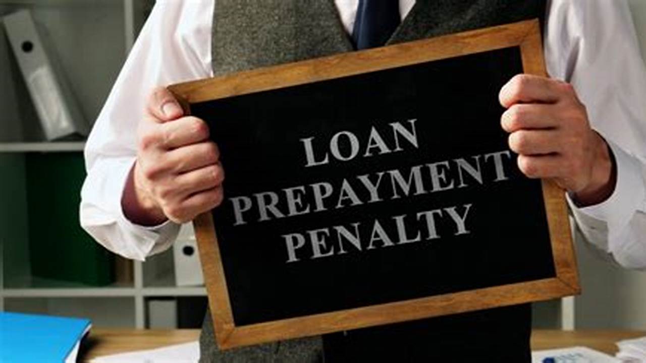 No Prepayment Penalties, Loan