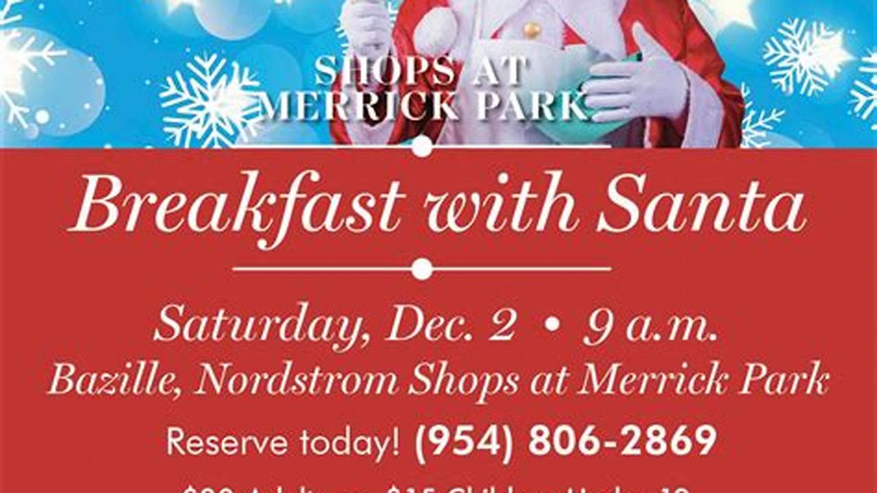 Nordstrom Santa Breakfast 2024