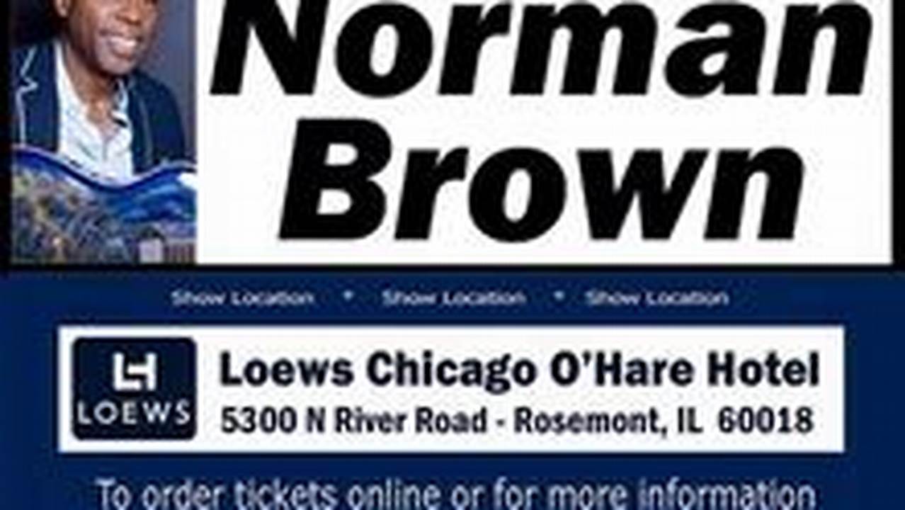 Norman Brown Concert 2024