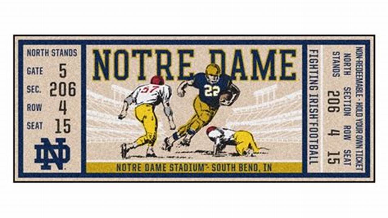 Notre Dame Football Tickets For 2024