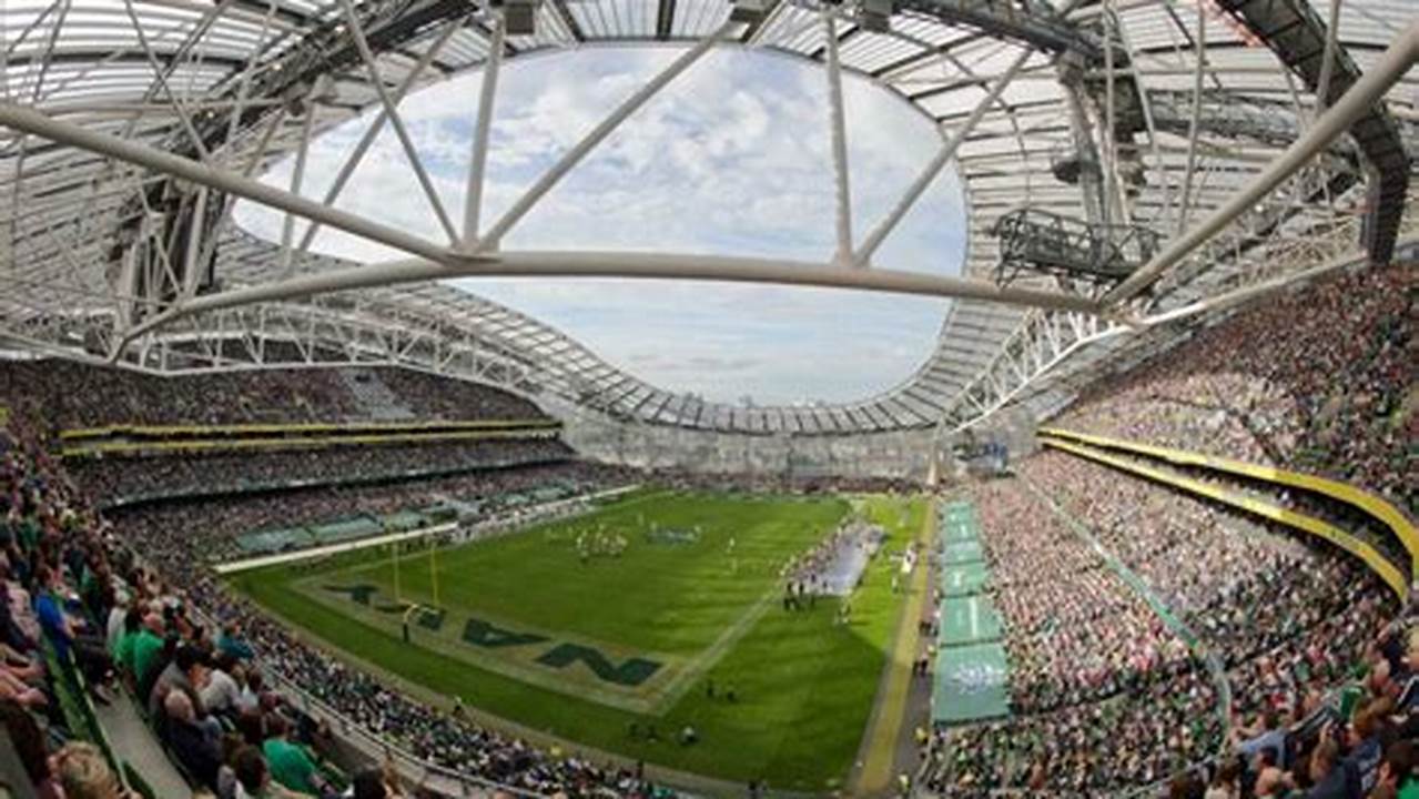 Notre Dame Navy Dublin 2024 Stadium