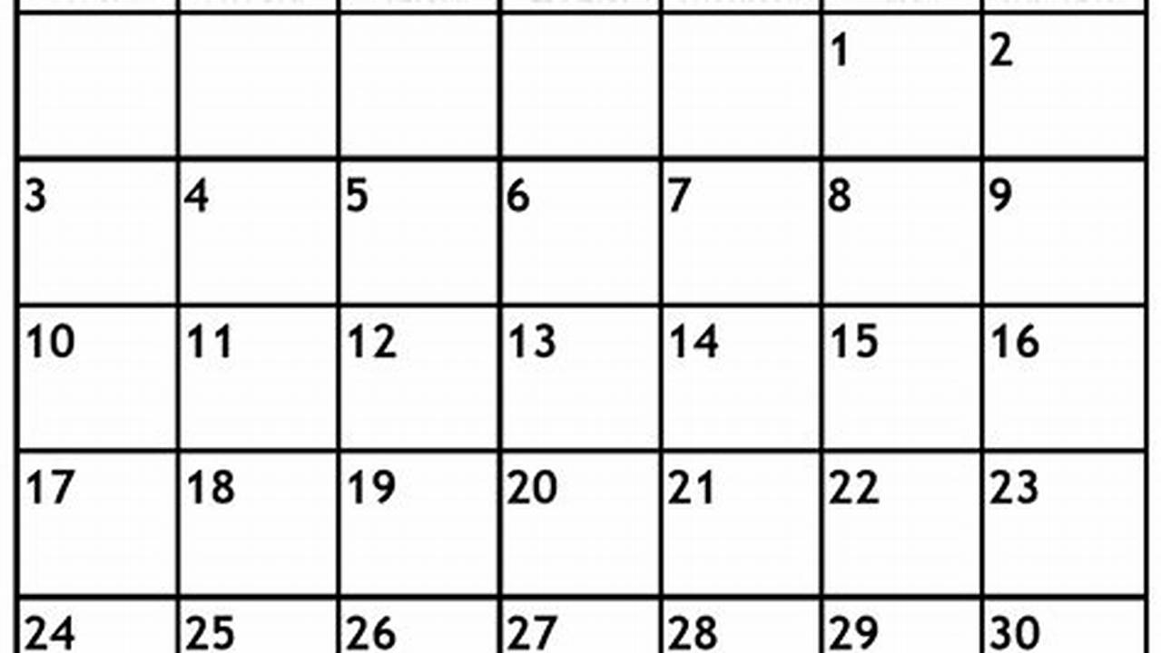November 2024 Calendar Free Printable