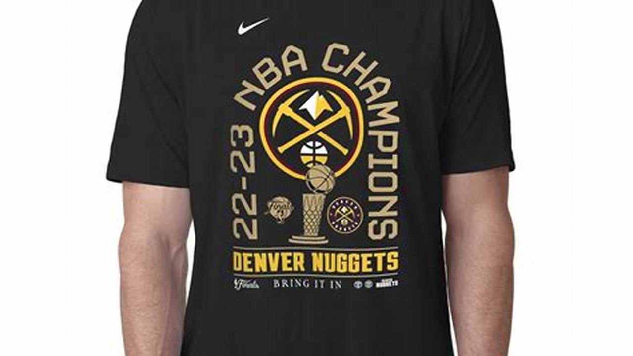 Nuggets 2024 Champions Shirt