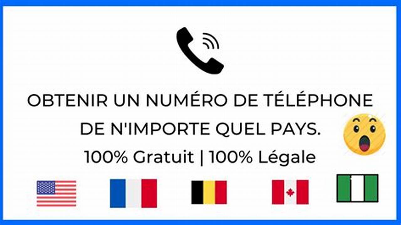 Numéro De Téléphone À 10 Chiffres En France
