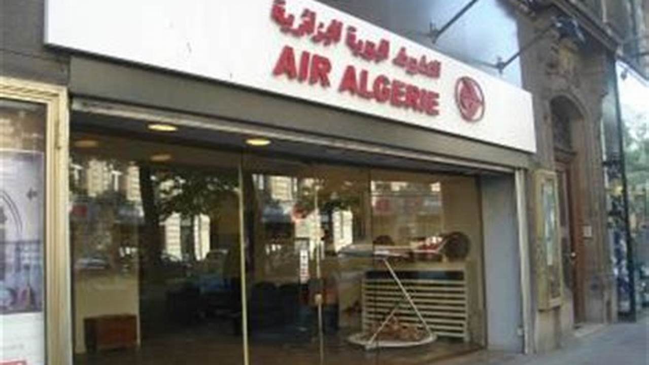 Numéro De Téléphone De L'Agence Air Algérie