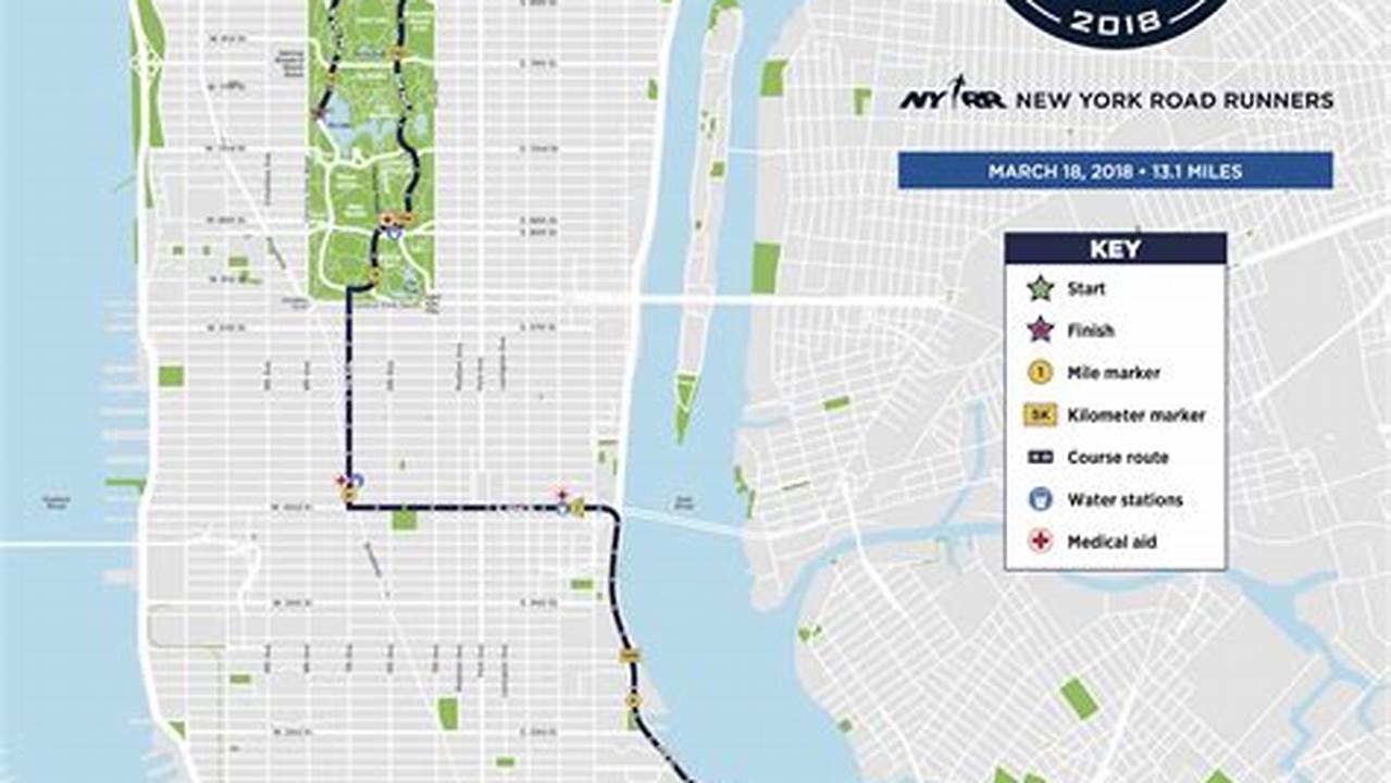 Ny Marathon Route Map, Runners In New York City And Beyond Are Gearing Up For The 2024 United Airlines Nyc Half Happening This Sunday, March 17.The Half Marathon Starts At 7 A.m., 2024