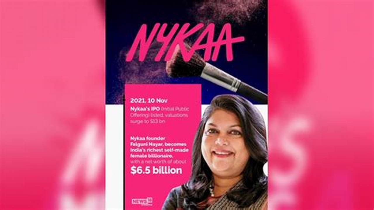 Nykaa Listed At $13 Billion Valuation On 10 November 2021., 2024
