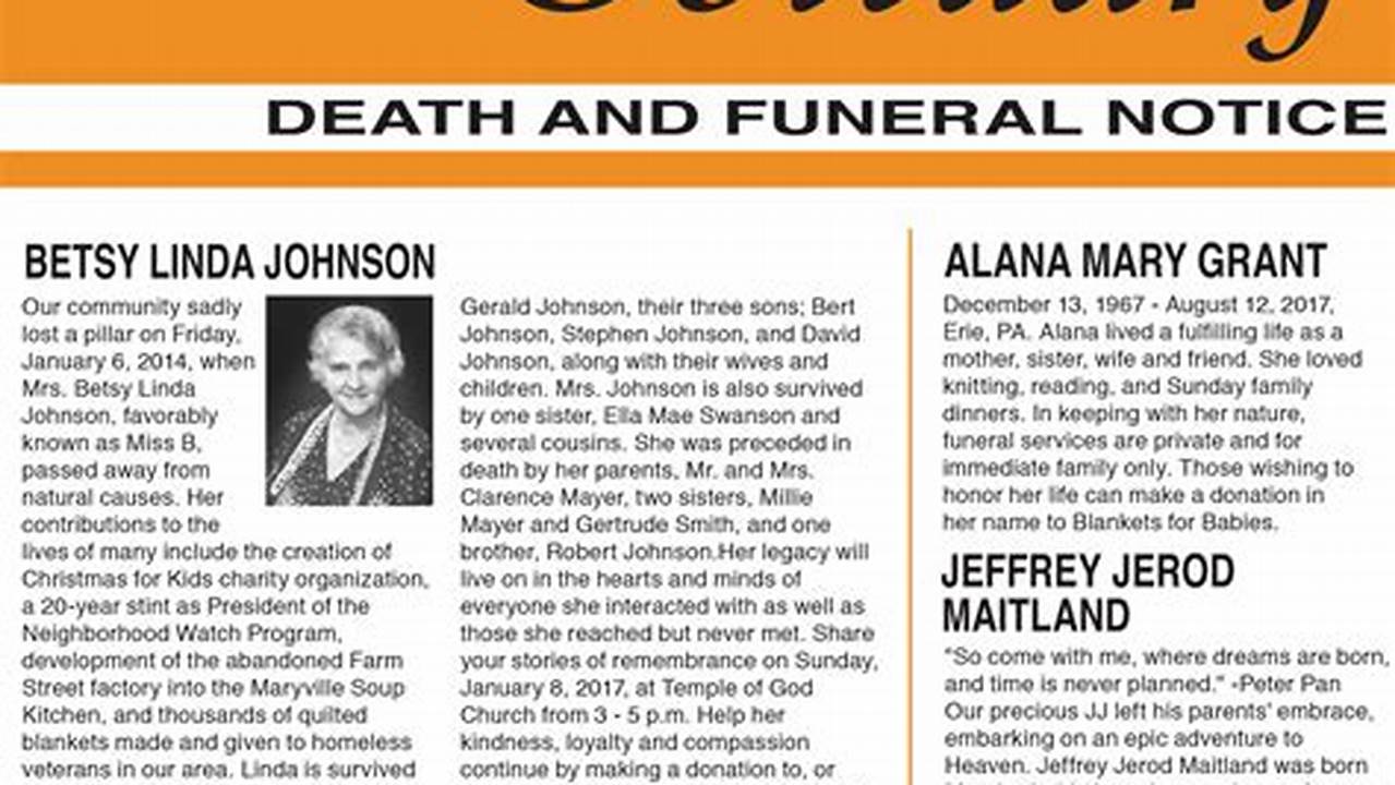 Obituary Passed Away 2024 Death Passes Away