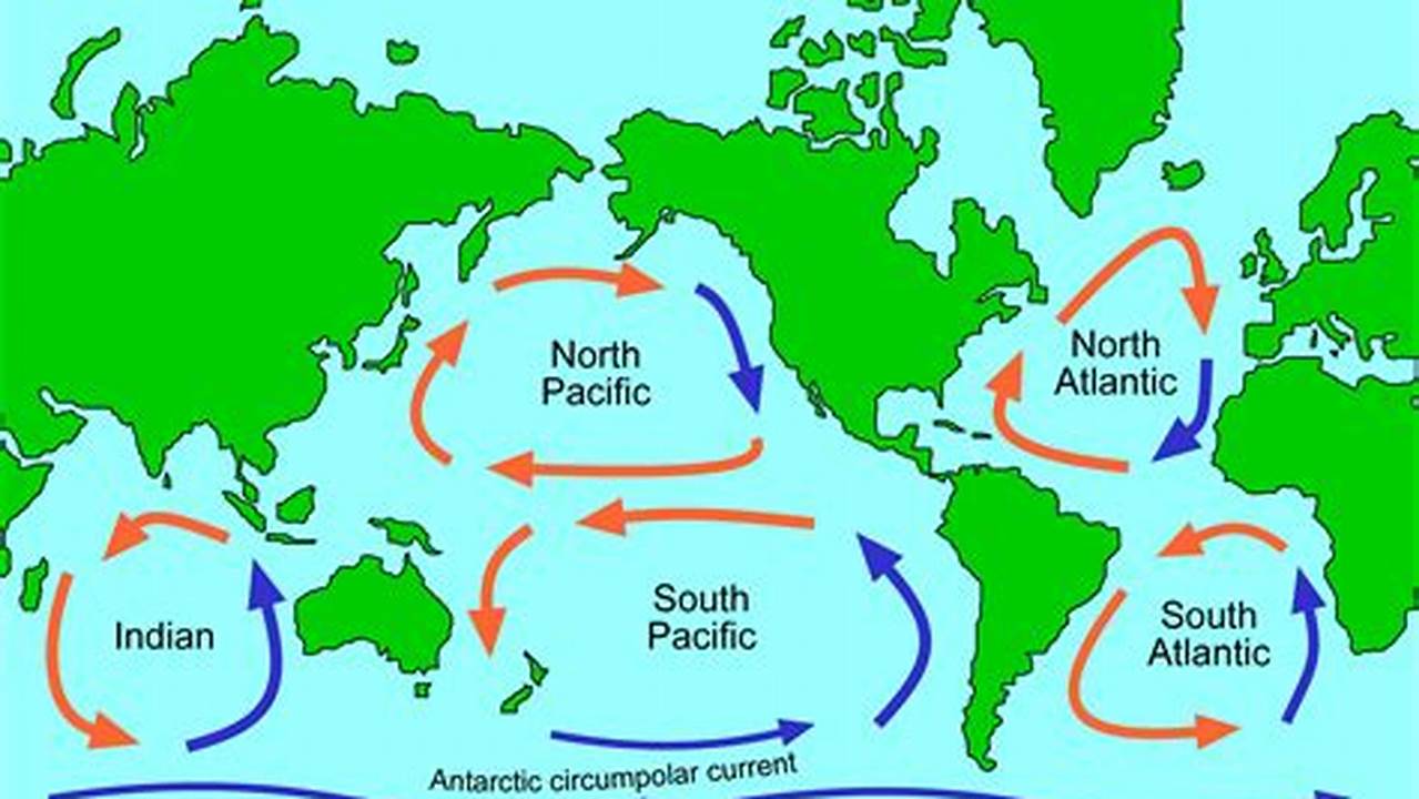 Oceanic Currents Describe The Movement Of Water From One Location To Another., Images