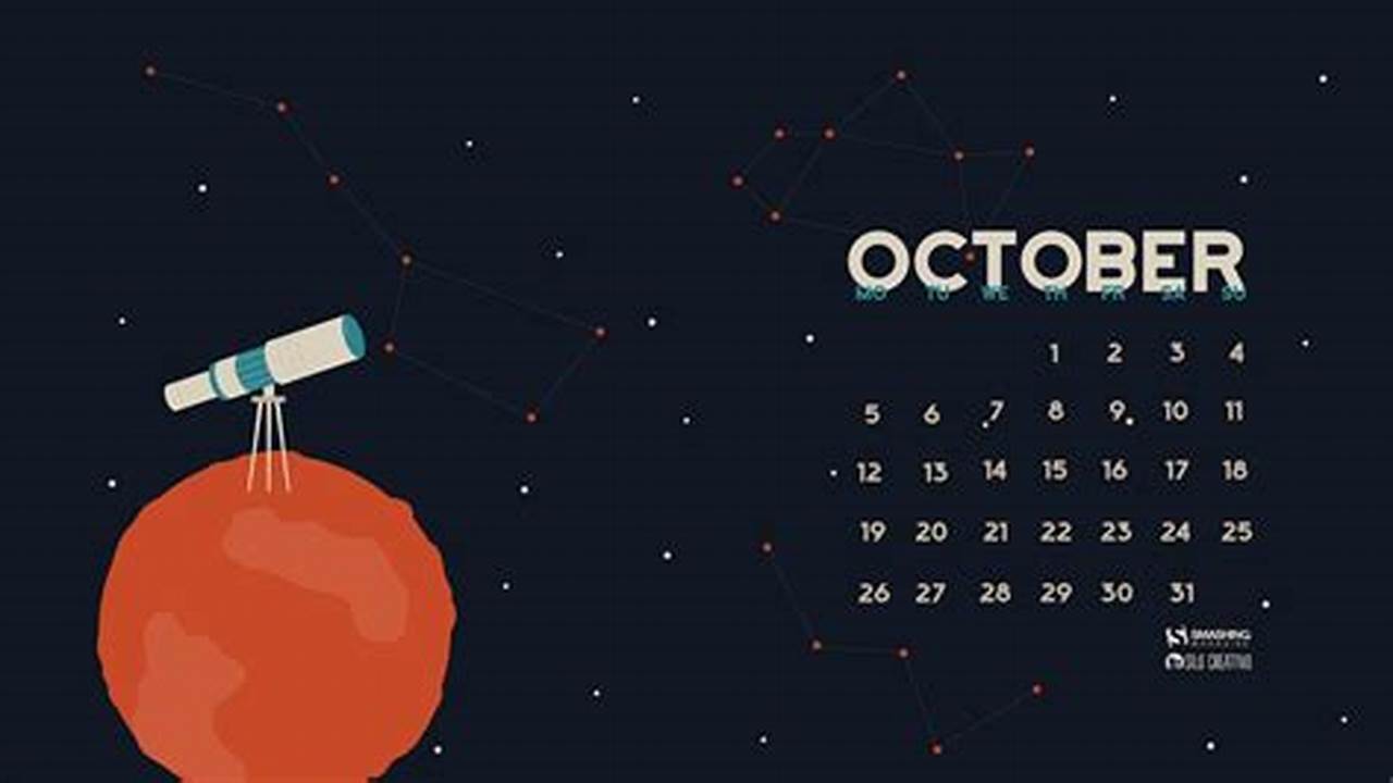 October 2024 Calendar Desktop Wallpaper 4k Hd