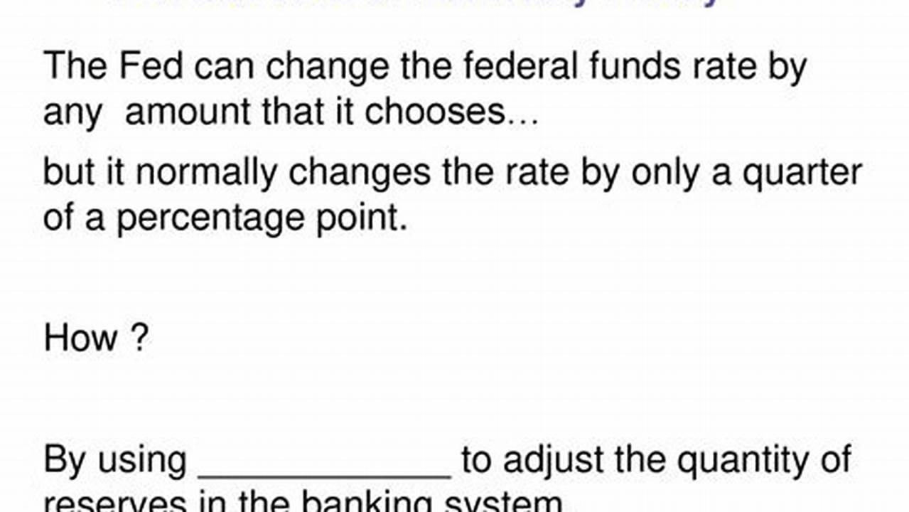 Of Course, The Fed Can Adjust Monetary Policy Whenever It Chooses., 2024