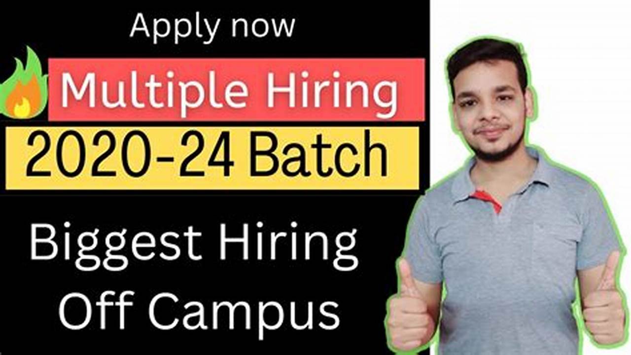 Off Campus Recruitment For 2024 Batch