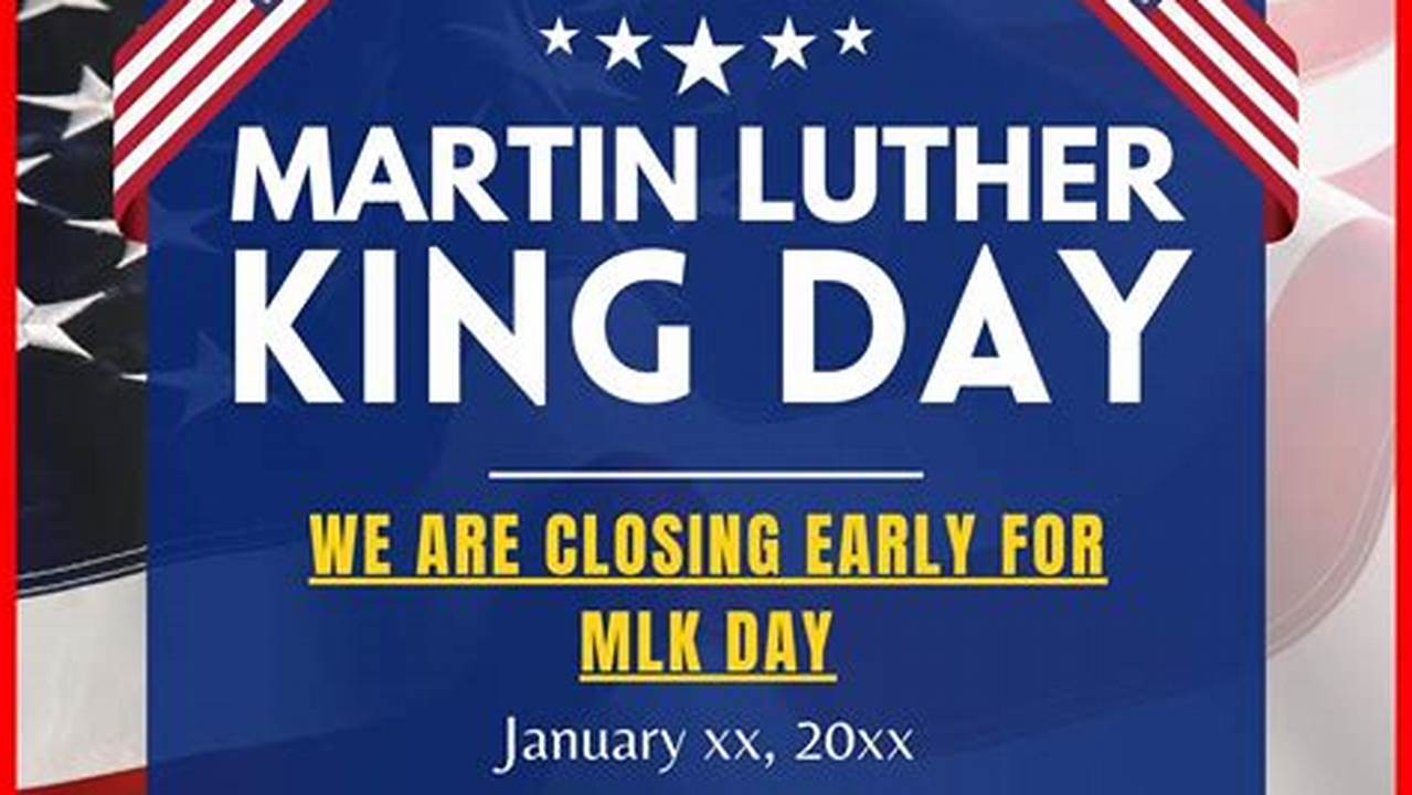 Office Closed For Mlk Day Sign 2024