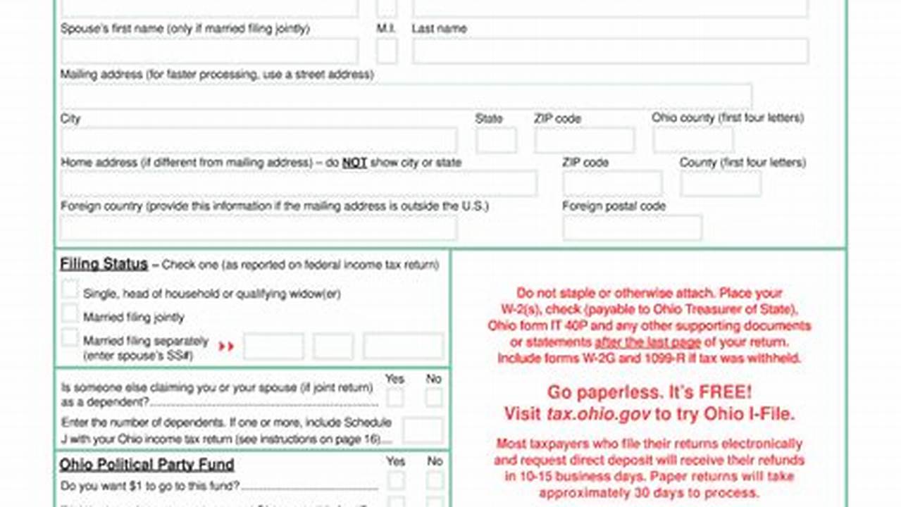 Ohio It 1040Es Fill Out &amp;Amp; Sign Online Dochub, The Ohio Income Taxes Estimator., 2024