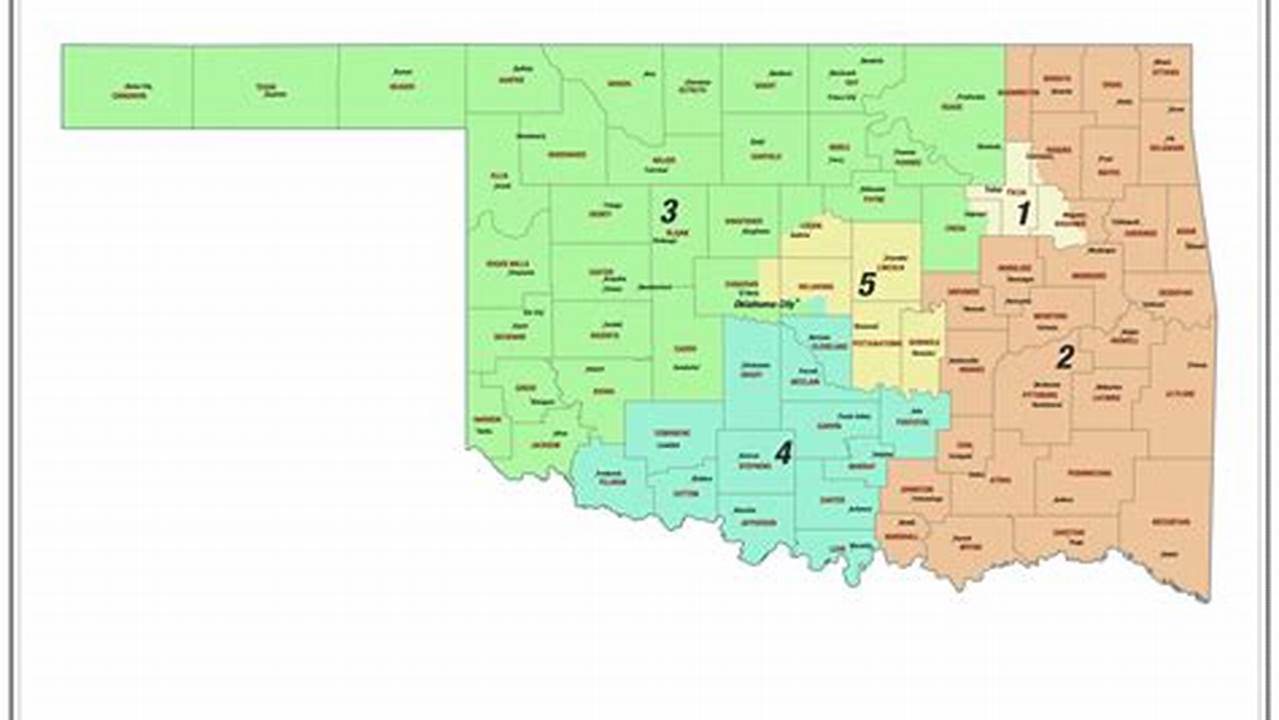 Oklahoma House District Map 2024