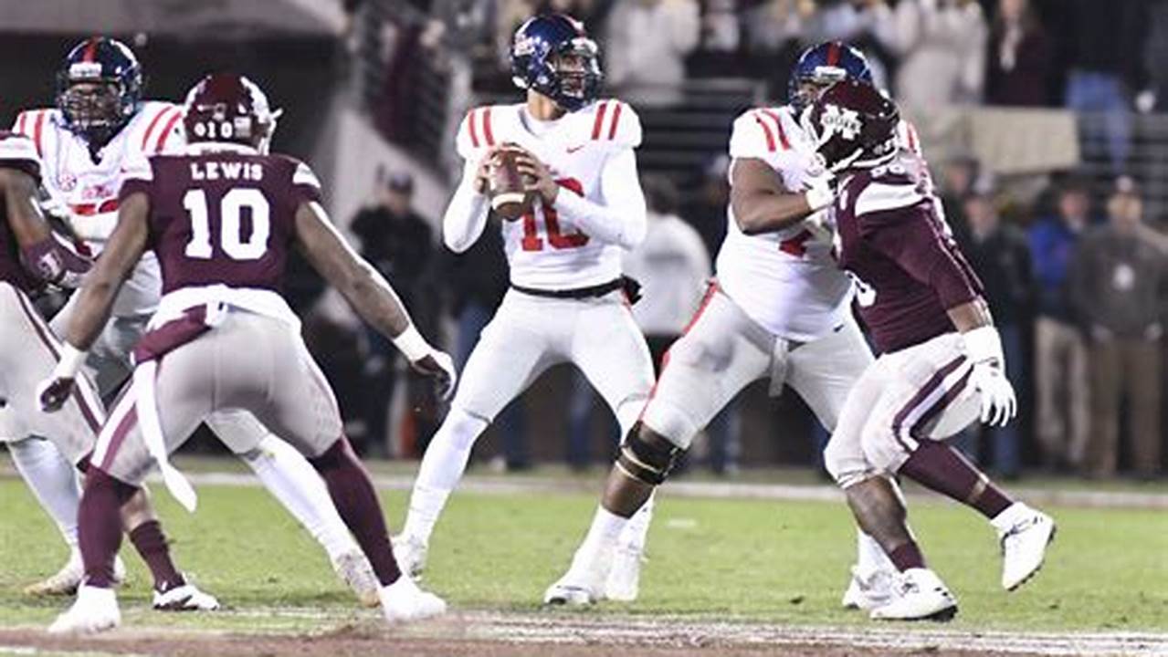 Ole Miss Ms State Egg Bowl 2024