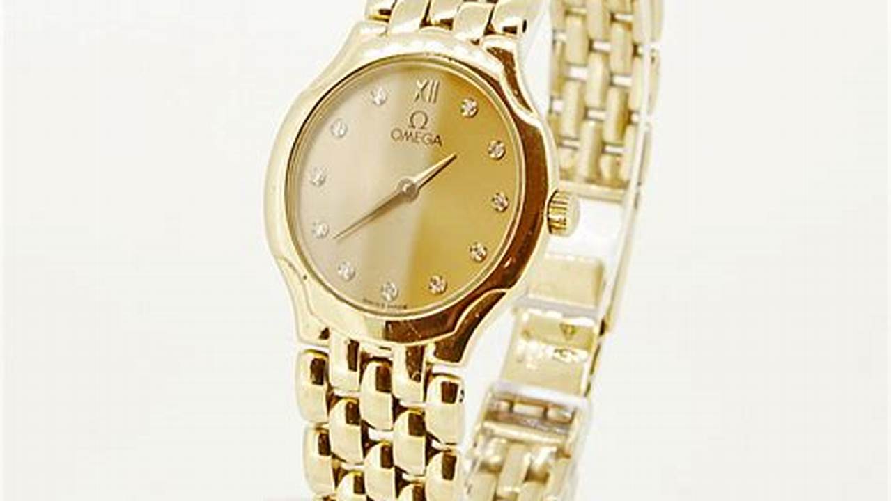 Omega Deville 18ct Gold Ladies Watch