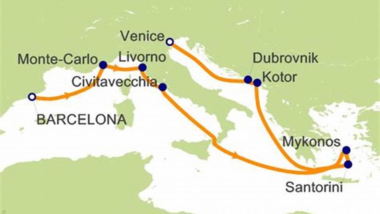 On This 10 Night Mediterranean Sailing, The Ship Will Visit A Total Of 8 Different Cruise Port., 2024
