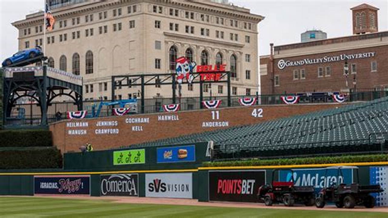 Once You’re Inside Comerica Park, You’ll Notice Statues Aligning The Brick Walls In The Outfield., 2024