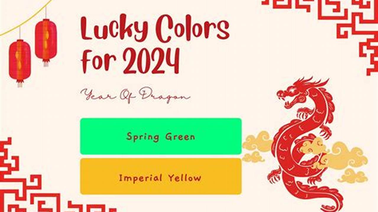 One Of The Ways To Attract Luck In 2024 Is To Pay Attention To The Lucky Color Of The Year, 2024