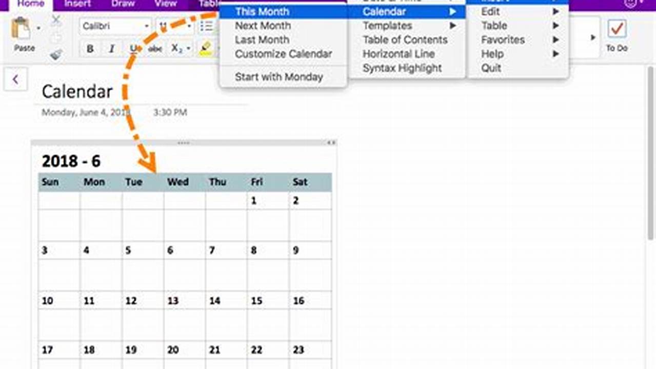 Onenote Calendar Mac