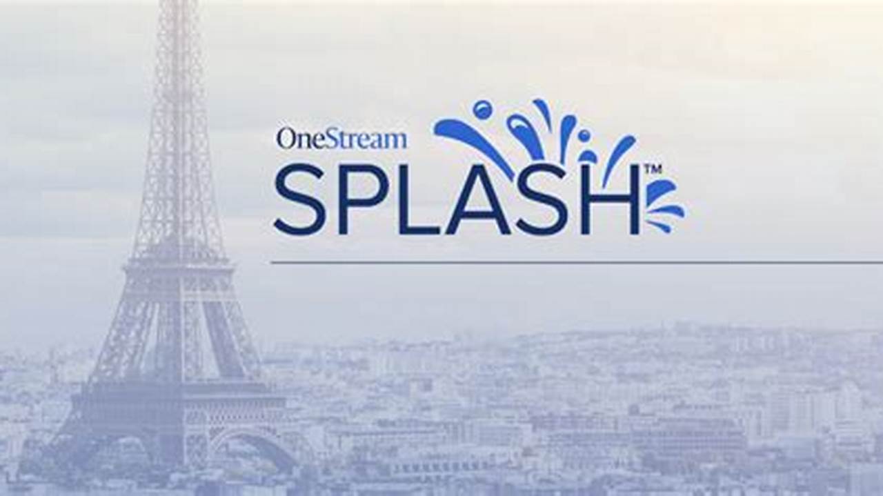 Onestream Splash 2024 Calendar