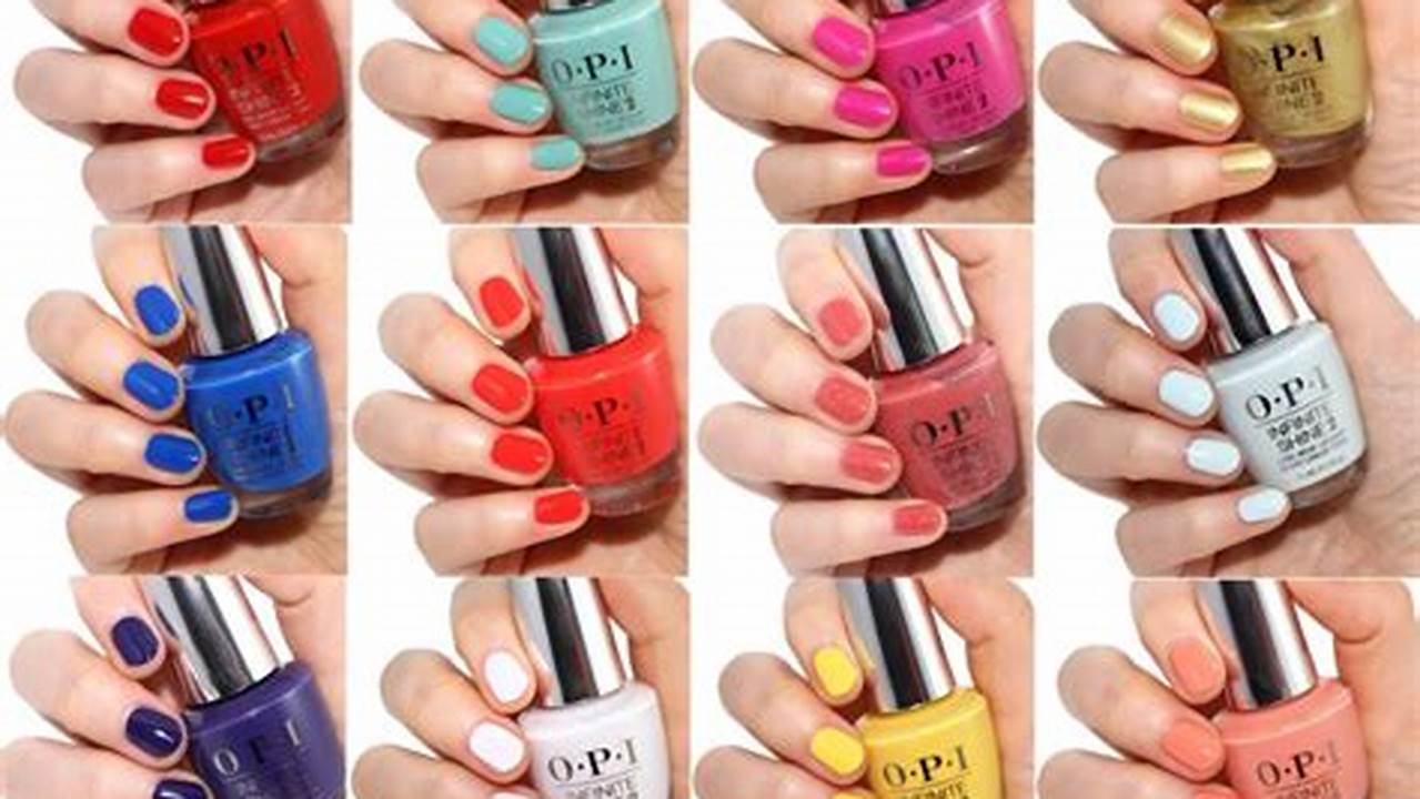 Opi Nail Polish Colors 2024