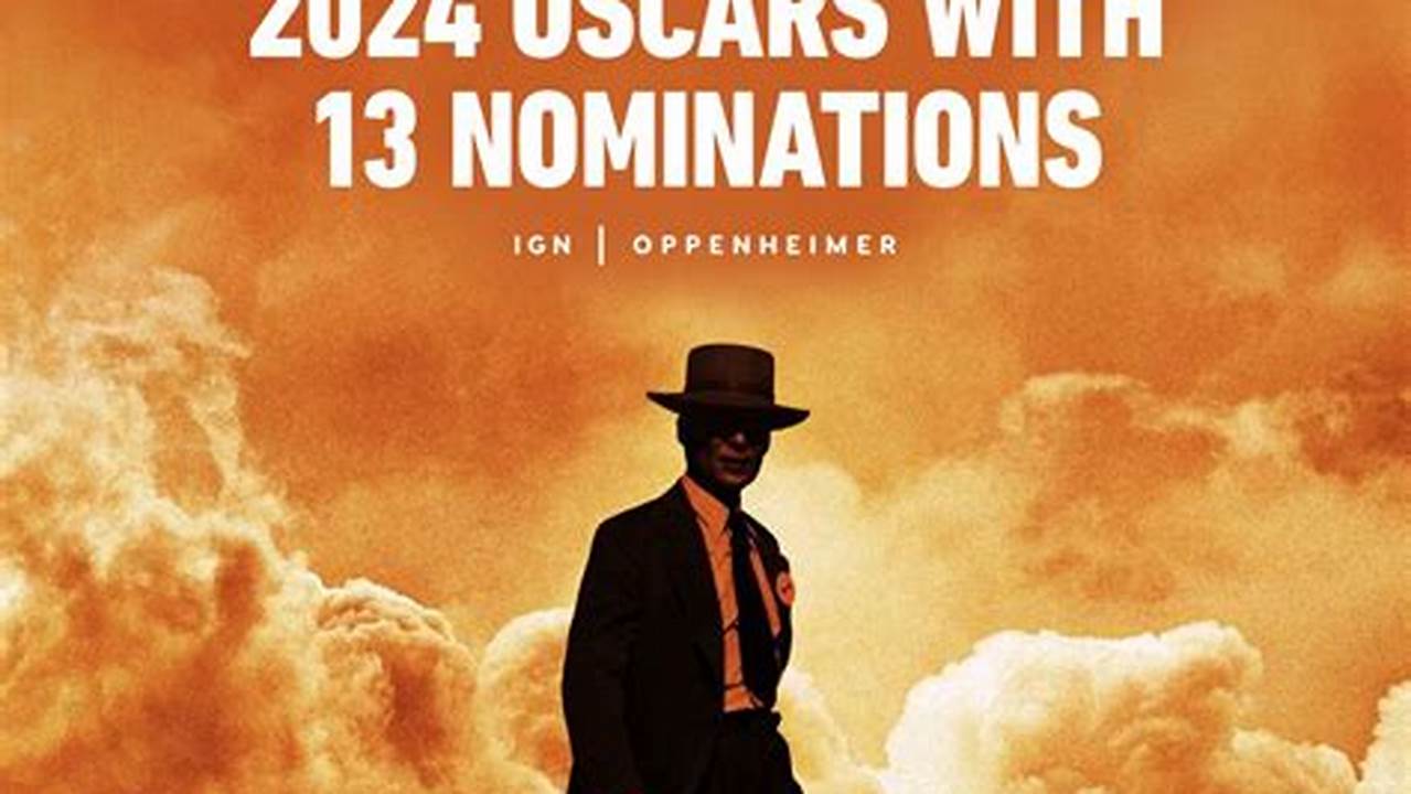 Oppenheimer Leads The Pack With 13 Nominations, Including Best Film And Leading Actor., 2024