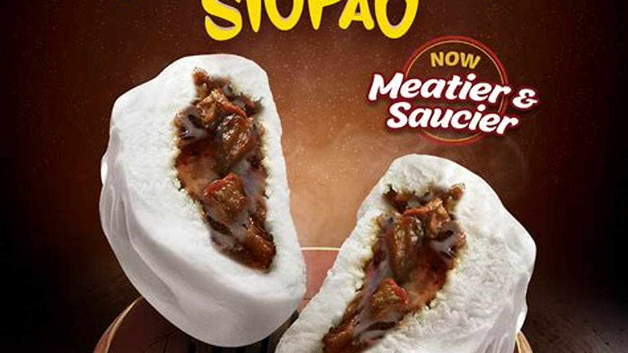 Order The Chunky Siopao Asado And Pair It With Your Favorite Dish For As Low As P88!., 2024