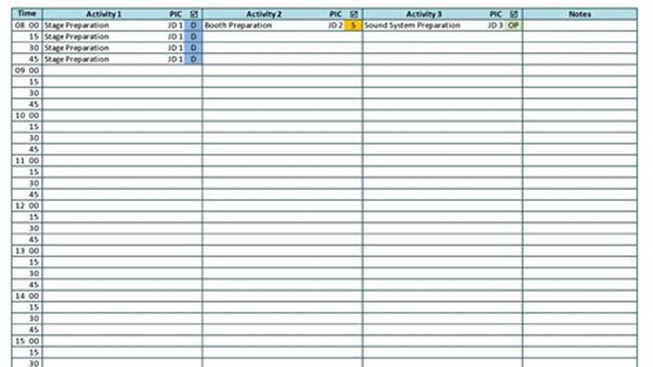 Organized Excel Templates for Event Planning: A Comprehensive Guide to Streamline Your Event Management