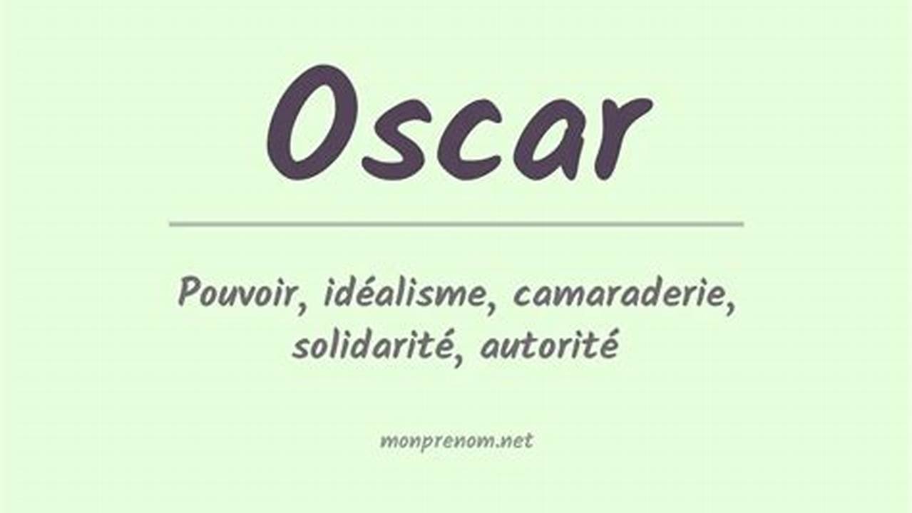 Oscar Signification