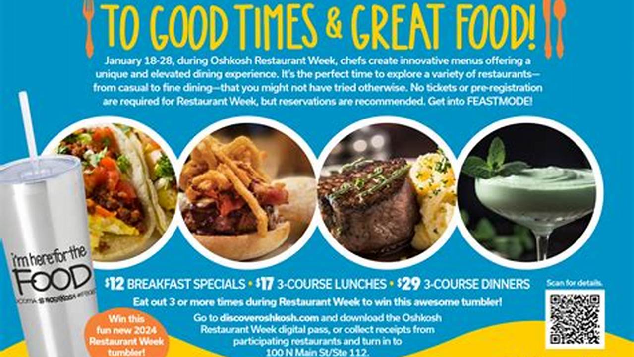 Oshkosh Restaurant Week 2024