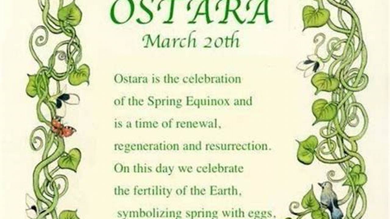 Ostara 2024 Date Of