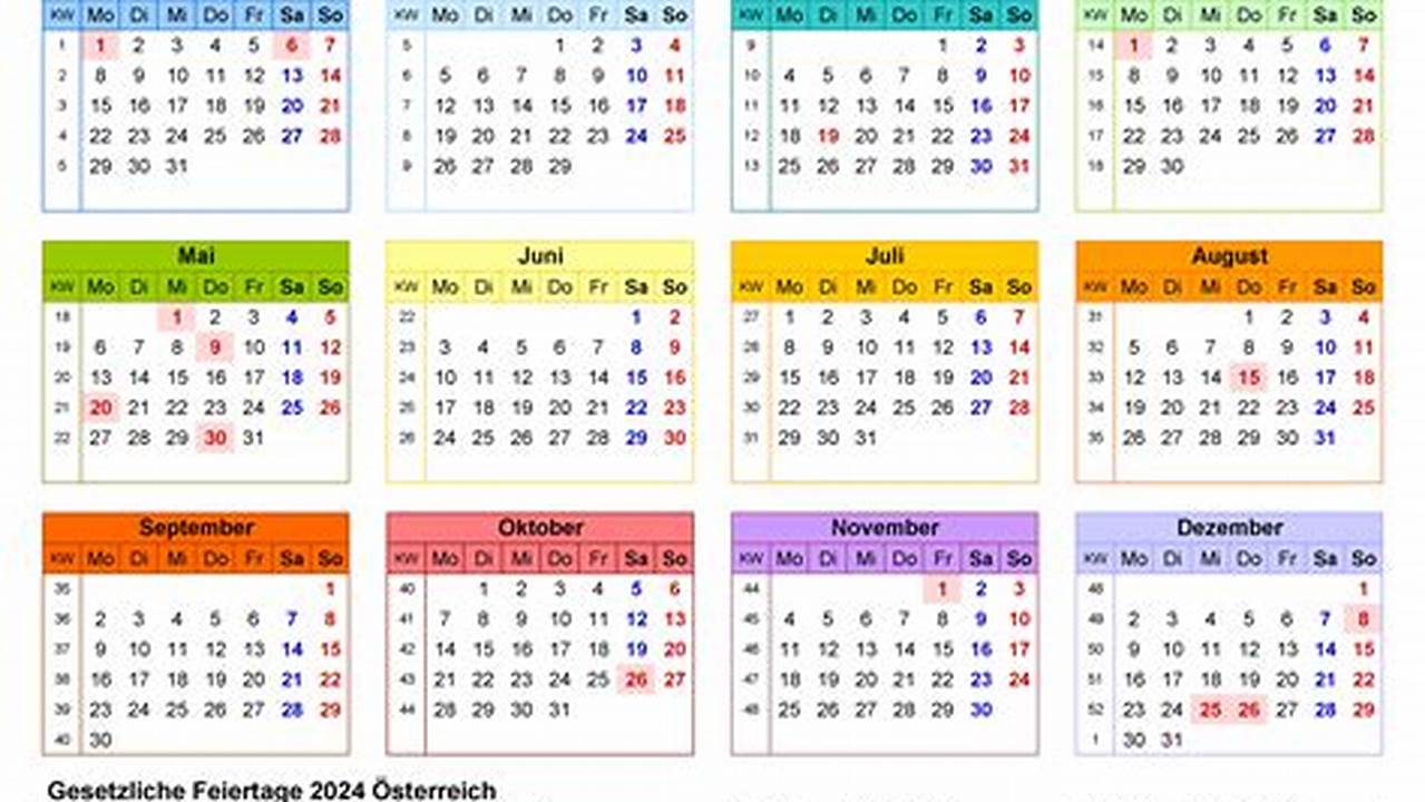 Ostern 2024 Kalender Online