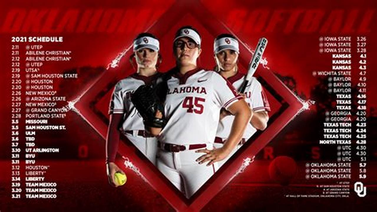 Ou Softball Schedule For 2024