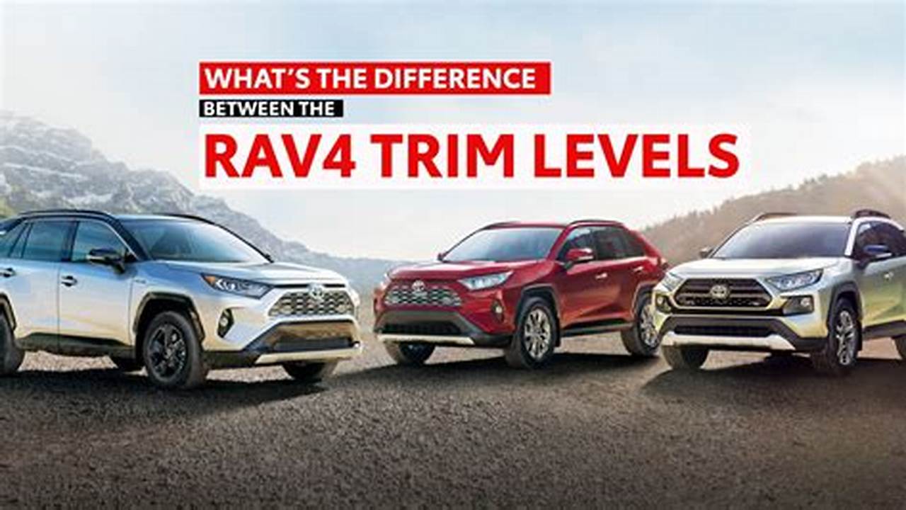 Our 2024 Toyota Rav4 Trim Comparison Will Help You Decide., 2024