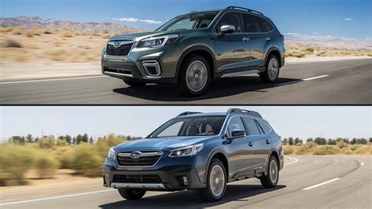 Outback Vs Forester 2024