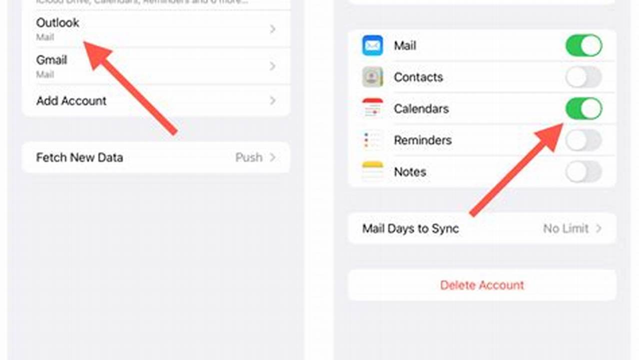 Outlook Calendar Not Syncing In Iphone