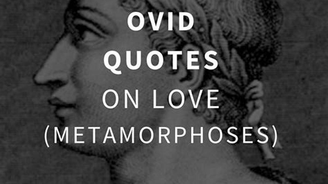 Ovid Quotes On Love