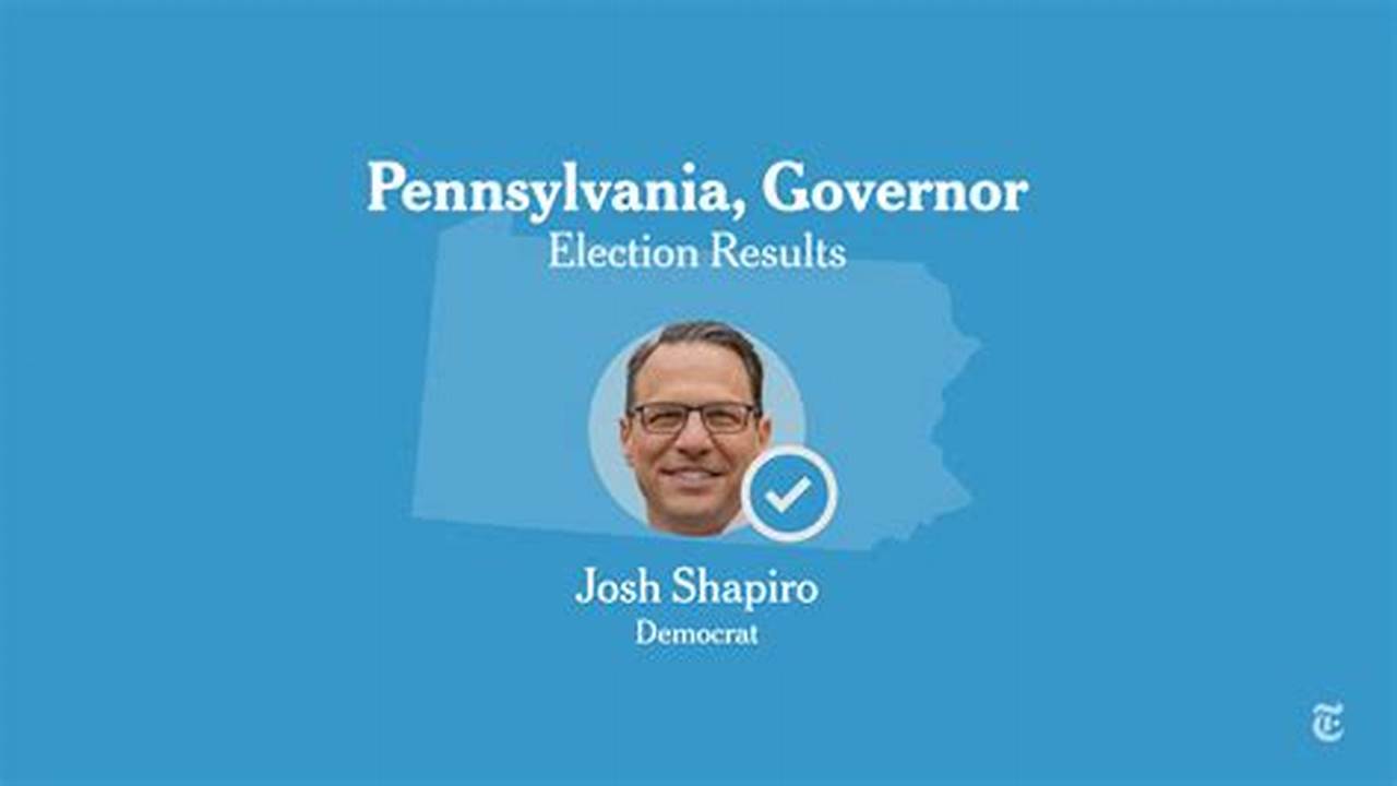 Pa Governor Race 2024 Results