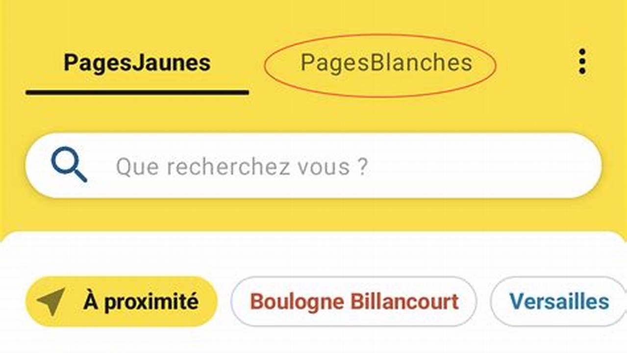 Pagesblanches Annuaire Annuaire Téléphonique Pages Jaunes Annuaire Recherche