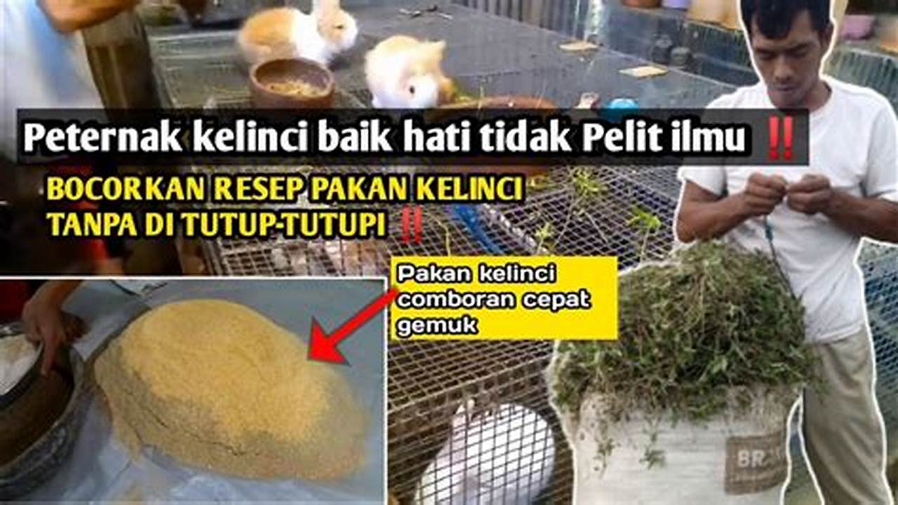 Pakan, Resep