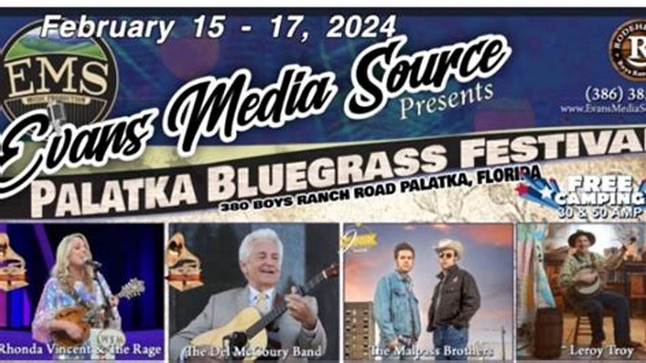 Palatka Bluegrass Festival Feb 2024