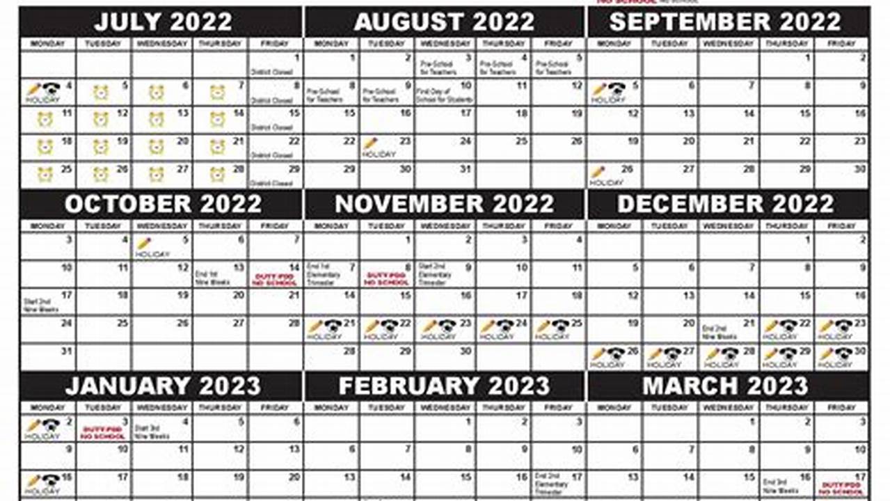 Palm Beach County District Calendar