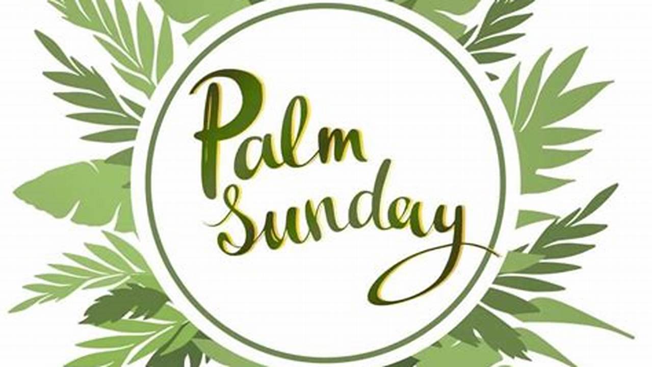 Palm Sunday 2024 Clipart Free Images